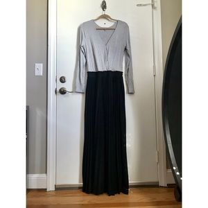 Anthropologie Long Sleeve/Skirt Pleated Dress
